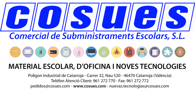 COSUES Material Escolar, de Oficina y Nuevas Tecnologias