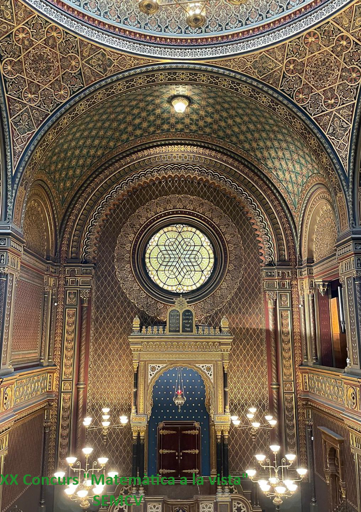 1r Premi Apartat I-S - Sinagoga geométrica - Rosetón de geometría (1/3) 