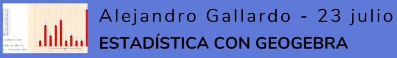 Estaddtica con GeoGebra